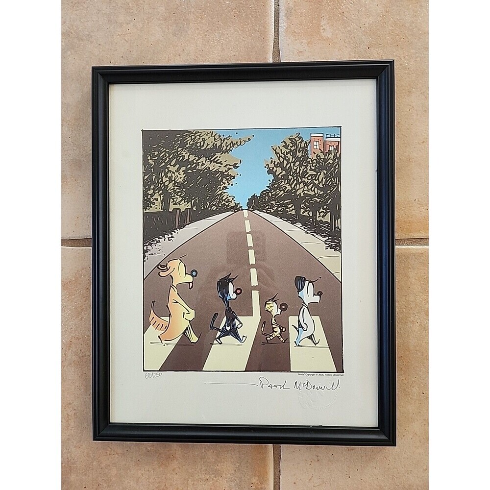 Mutts Limited Edition Comic Print, Signed By Patrick McDonnell, 88/250